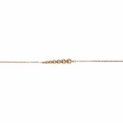 NORDAHL ANDERSEN Beads kuula rannekoru roosanväristä hopeaa