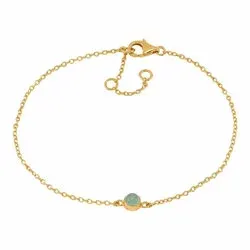 NORDAHL ANDERSEN Sweets rannekoru  kullattua hopeaa vihreä aventuriini