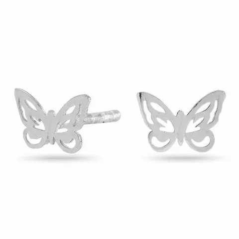 Nordahl andersen perhonen korvarenkaat  rodinoitua hopeaa