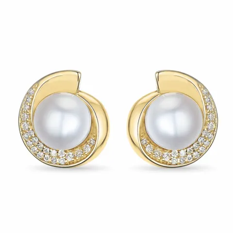 helmi briljanttikorvakorut 14 karaatin kultaa kanssa timantti 