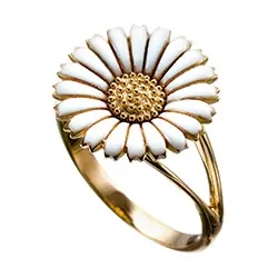 näytepakkaukset päivänkakkara sormus kullattua hopeaa