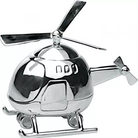 Kastelahjojen: helikopteri säästölipas i hopeatäplä  malli: 152-85208