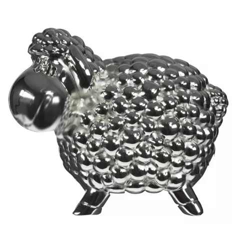 Kastelahjojen: lammas kastelahja i kromattu  malli: 152-86243