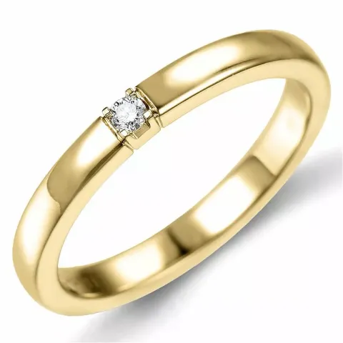 kultaa alianssisormus 14 karaatin kultaa 0,03 ct