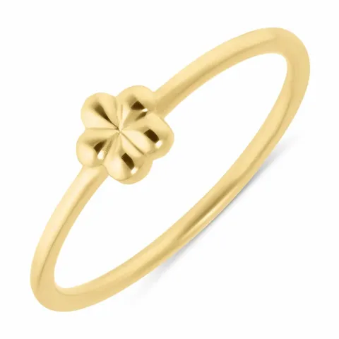 Simple Rings kukka sormus kullattua hopeaa
