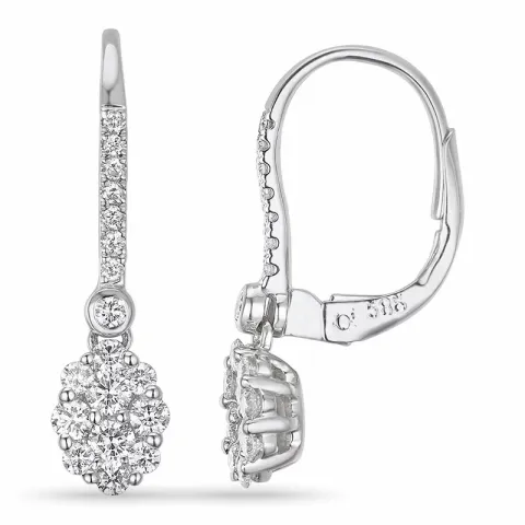 pitkät ovaaleja timantti rengas 14 karaatin valkokultaa kanssa timantti 