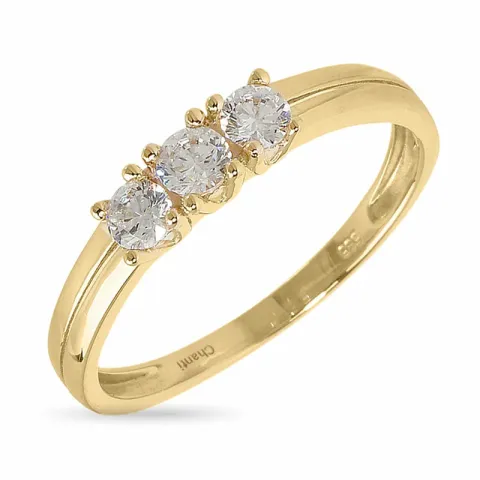 zirkoni alianssisormus 14 karaatin kultaa