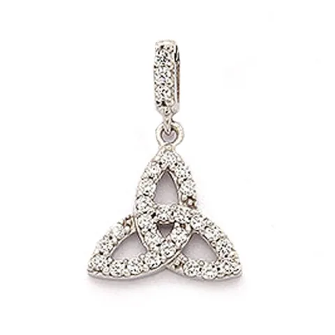 Kolminaisuus riipus  9 karaatin valkokultaa