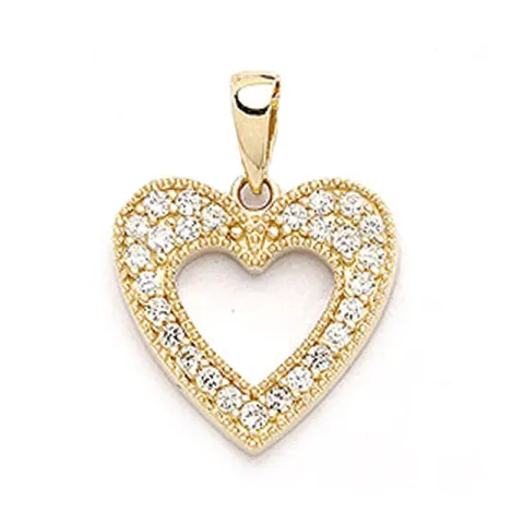 sydän riipus  9 karaatin kultaa