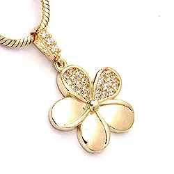 Kukka riipus  9 karaatin kultaa