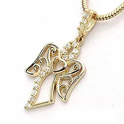 enkeli riipus  9 karaatin kultaa