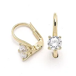 kultakorvakorut 9 karaatin kultaa kanssa 