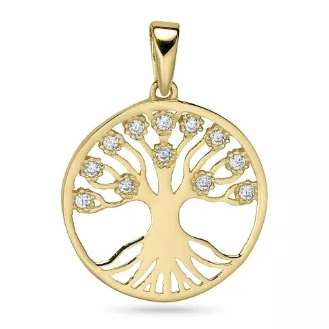 Elämänpuu riipus  9 karaatin kultaa