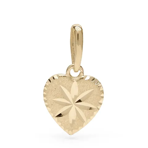 pieni sydän riipus  9 karaatin kultaa - Gold Collection