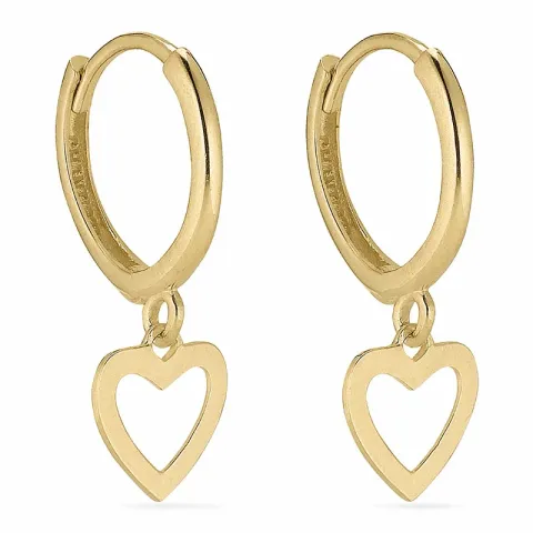 sydän rengas 9 karaatin kultaa