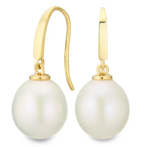 9-9,5 mm helmi korvarenkaat 14 karaatin kultaa - Gold Collection