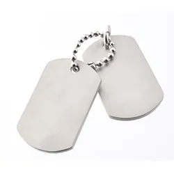 Hard Steel ID laatta  teräs