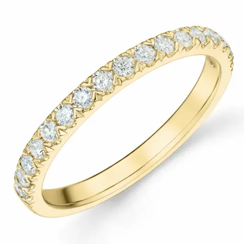 timantti alianssisormus 14 karaatin kultaa 0,33 ct