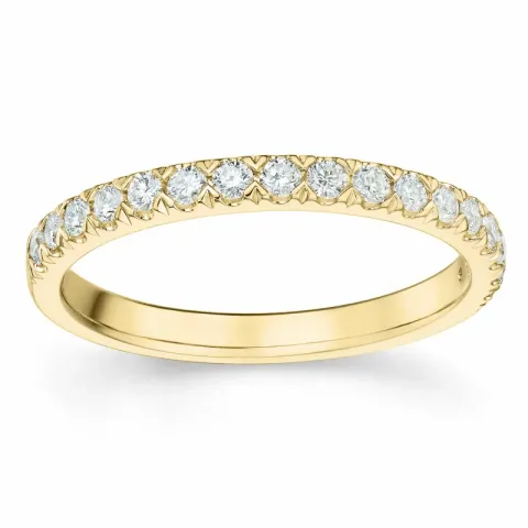 timantti alianssisormus 14 karaatin kultaa 0,33 ct