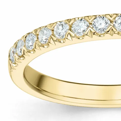 timantti alianssisormus 14 karaatin kultaa 0,33 ct