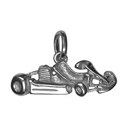 Gokart riipus rodinoitua hopeaa