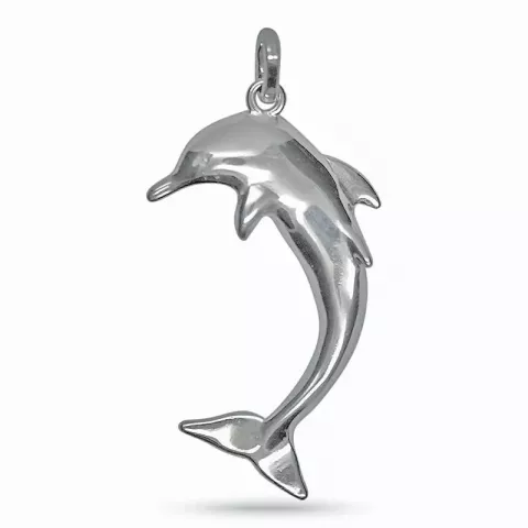 Suuri delfiini hopea riipus  hopeaa