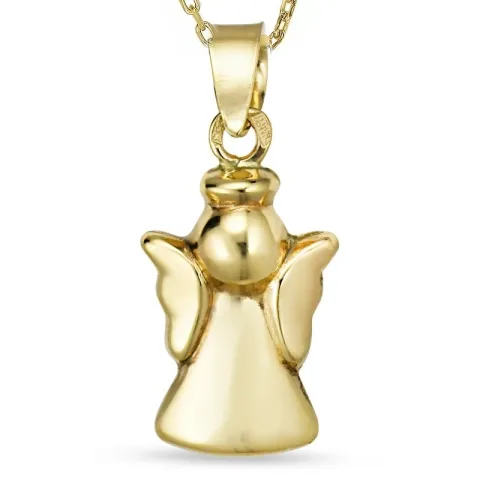 enkeli kaulaketju kullattua hopeaa riipus 8 karaatin kultaa - Gold Collection