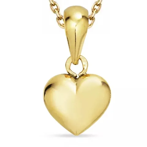 sydän kaulaketju kullattua hopeaa riipus 8 karaatin kultaa - Amoré