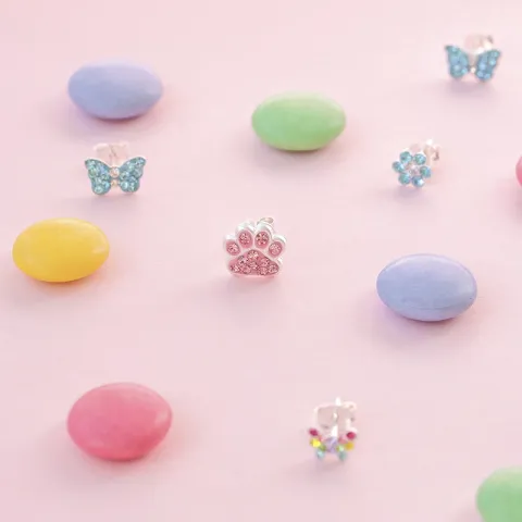 tassu nappikorvakorut  hopea - Little Ones