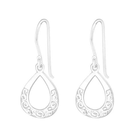 Pisara korvarenkaat  hopea