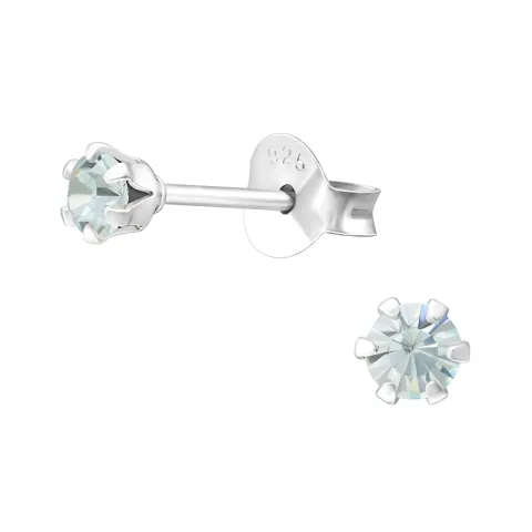 3 mm korvarenkaat  hopea