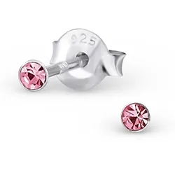 Pieniä korvarenkaat  hopea