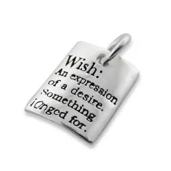 Wish riipus hopeaa