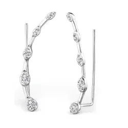 Pisara korvarenkaat  hopea