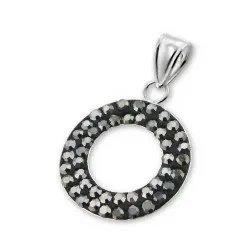 Ympyrä riipus  hopeaa