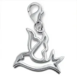 Lintu charm hopeaa