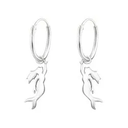 merenneito creole korvakorut  hopeaa