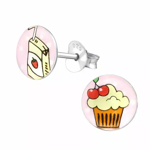 cup cake korvarenkaat  hopea