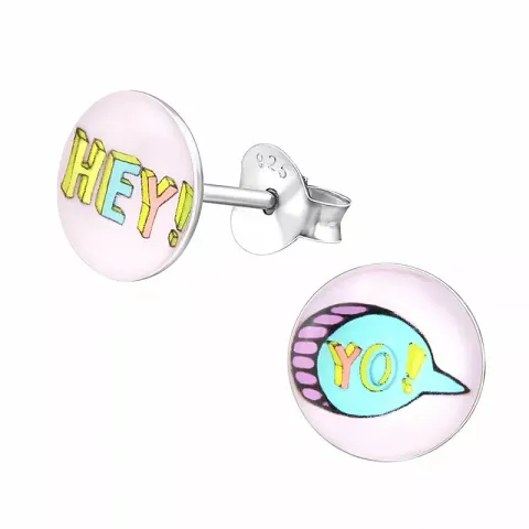 Pyöreitä korvarenkaat  hopea