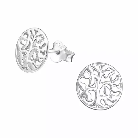 puu korvarenkaat  hopea