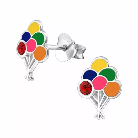 ilmapalloja korvarenkaat  hopea