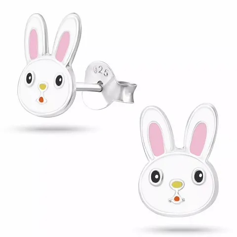 kaniini korvarenkaat  hopea