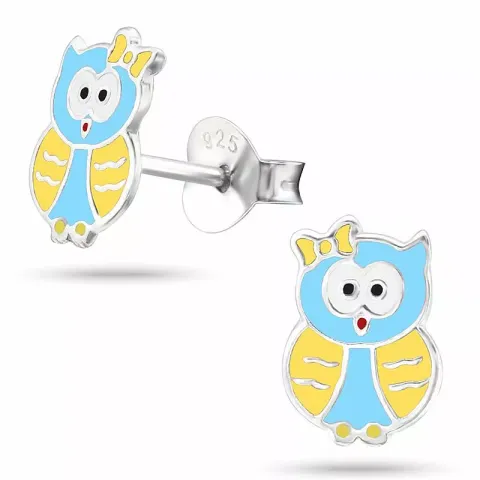 pöllö korvarenkaat  hopea