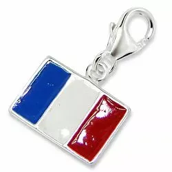 Lippu charm hopeaa