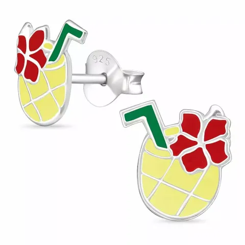 ananas nappikorvakorut hopeaa