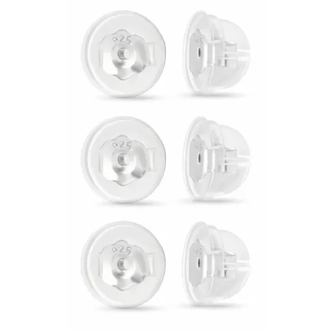 3 paria perhonen  hopea