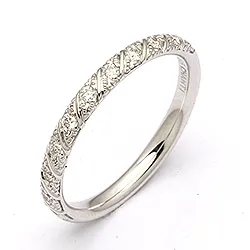 Timanttisormus 14 karaatin valkokultaa 0,154 ct