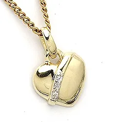 Sydän riipus  8 karaatin kultaa