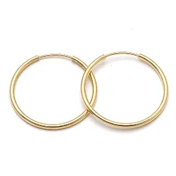 18 mm rengas kullattua hopeaa