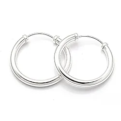 25 mm rengas hopeaa